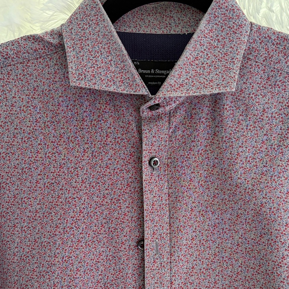 Men's Floral Button Down Shirt - Multicolor